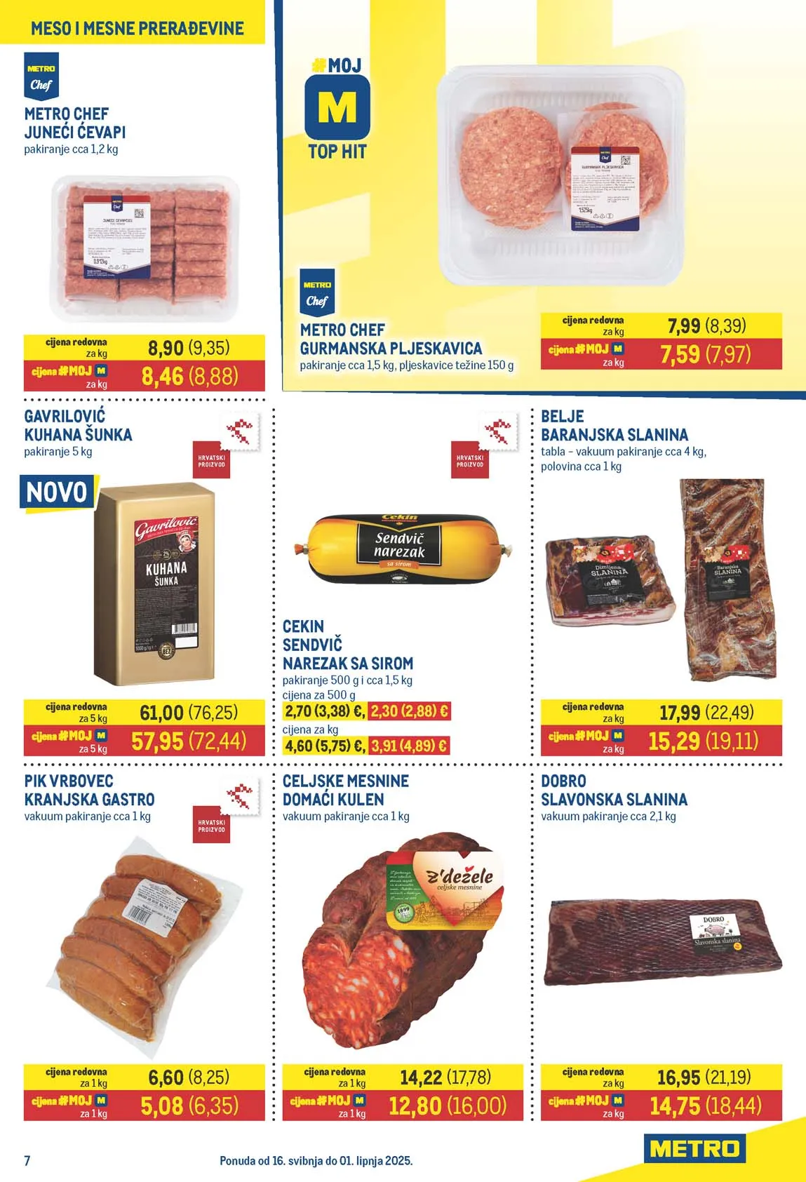 Metro katalog prehrane snizenja