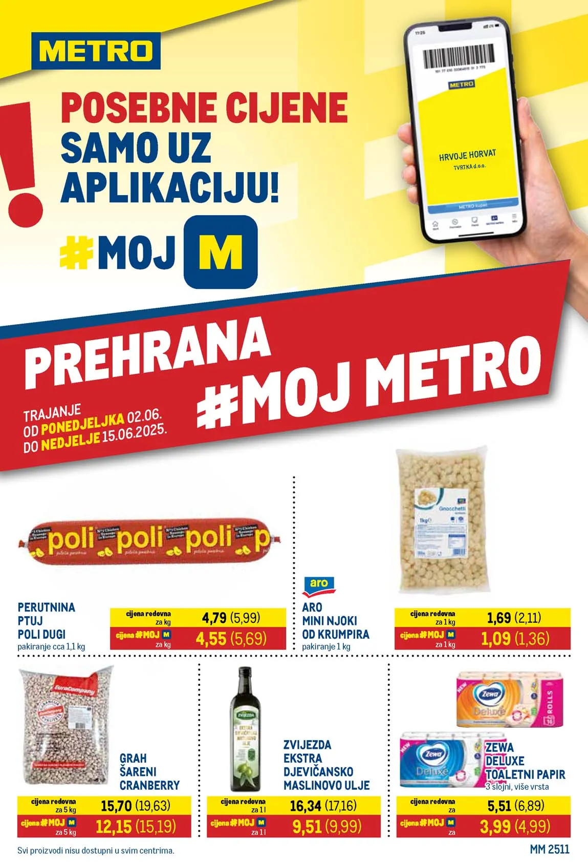 Metro katalog prehrane snizenja