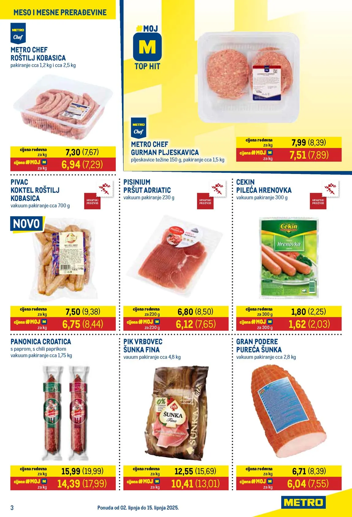 Metro katalog prehrane snizenja