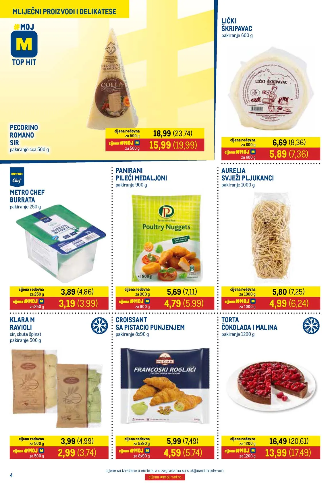 Metro katalog prehrane snizenja