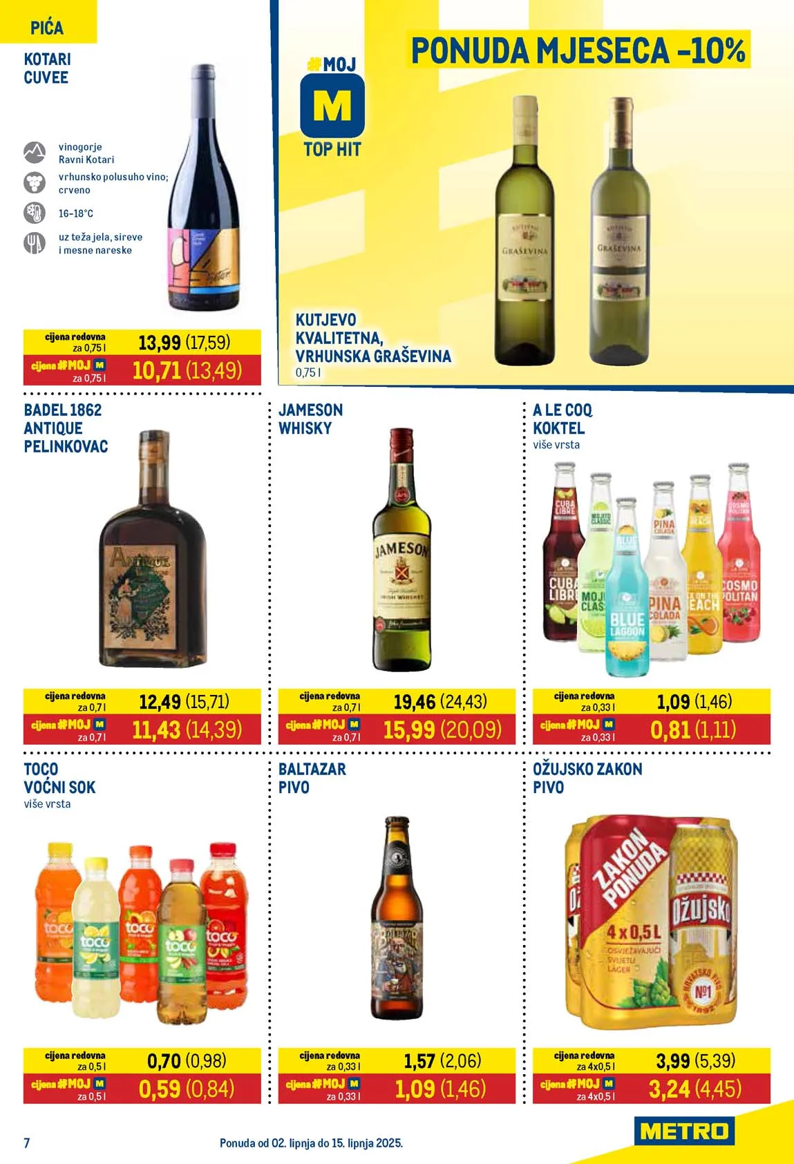 Metro katalog prehrane snizenja