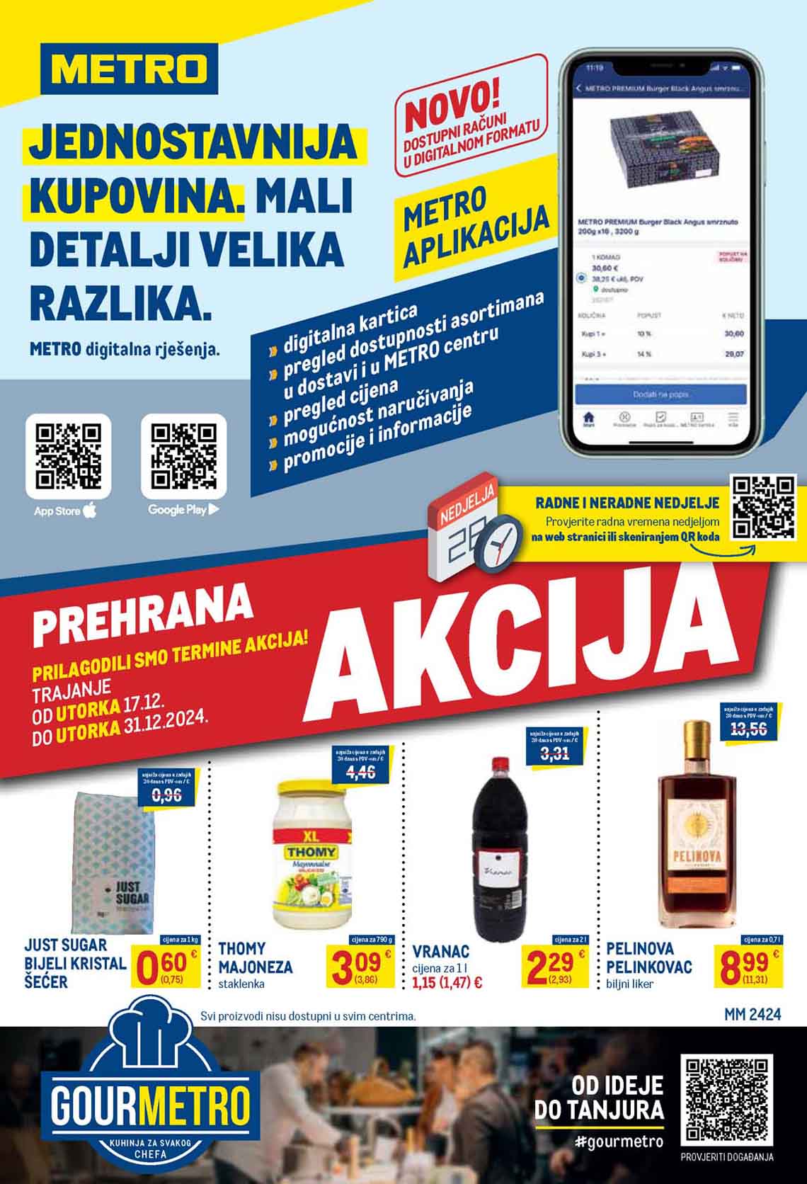 Metro katalog prehrane snizenja