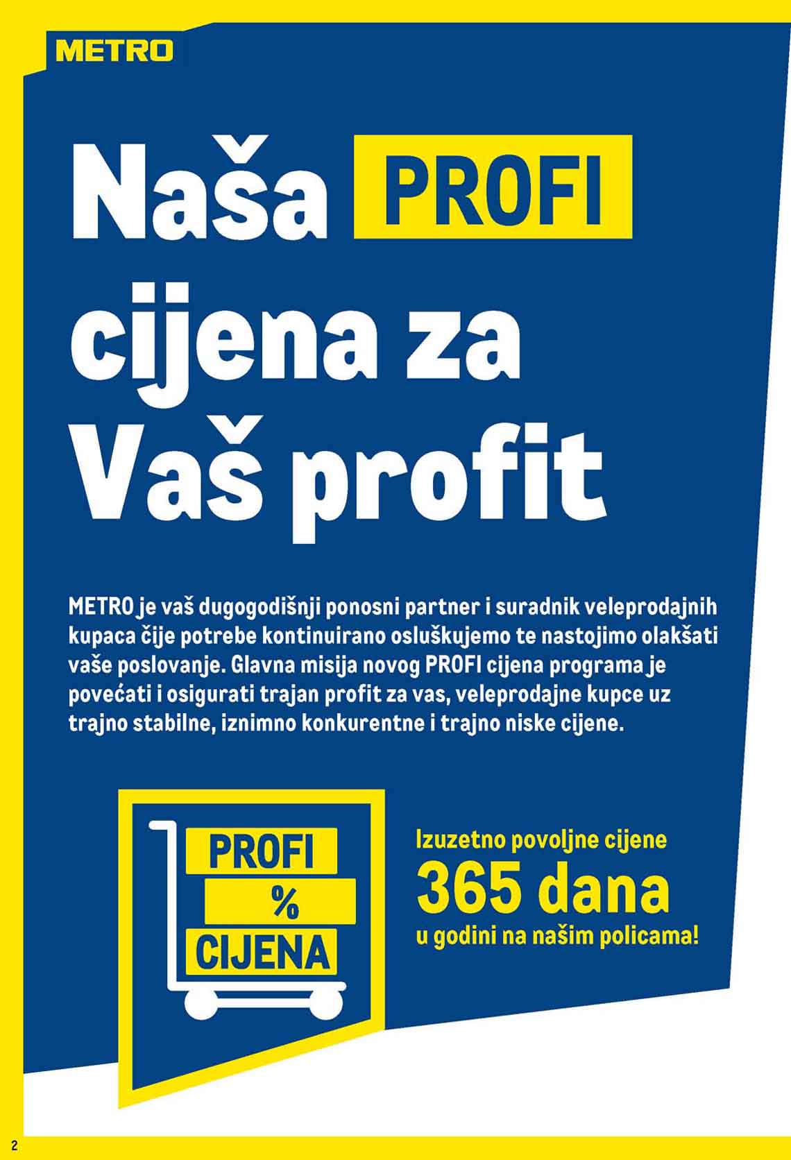 Metro Profi cijena za Vaš profit