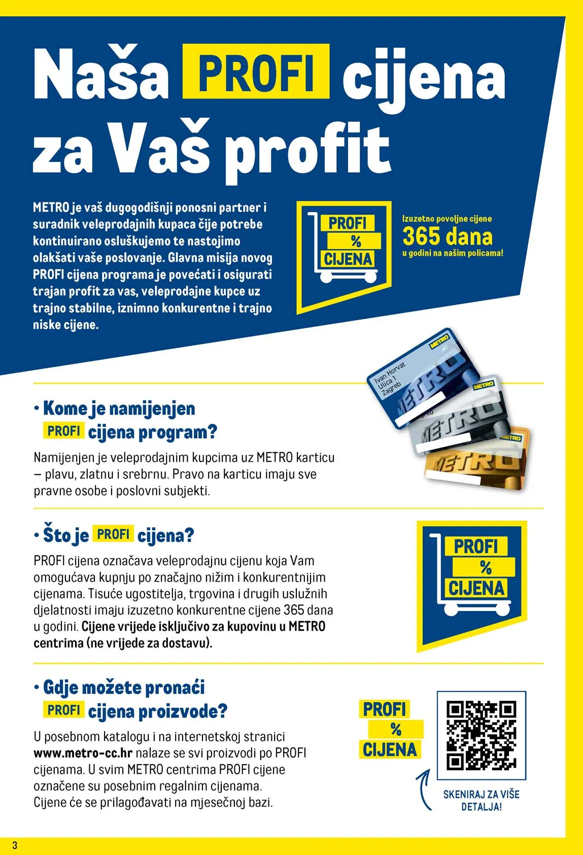 Metro Profi cijena za Vaš profit