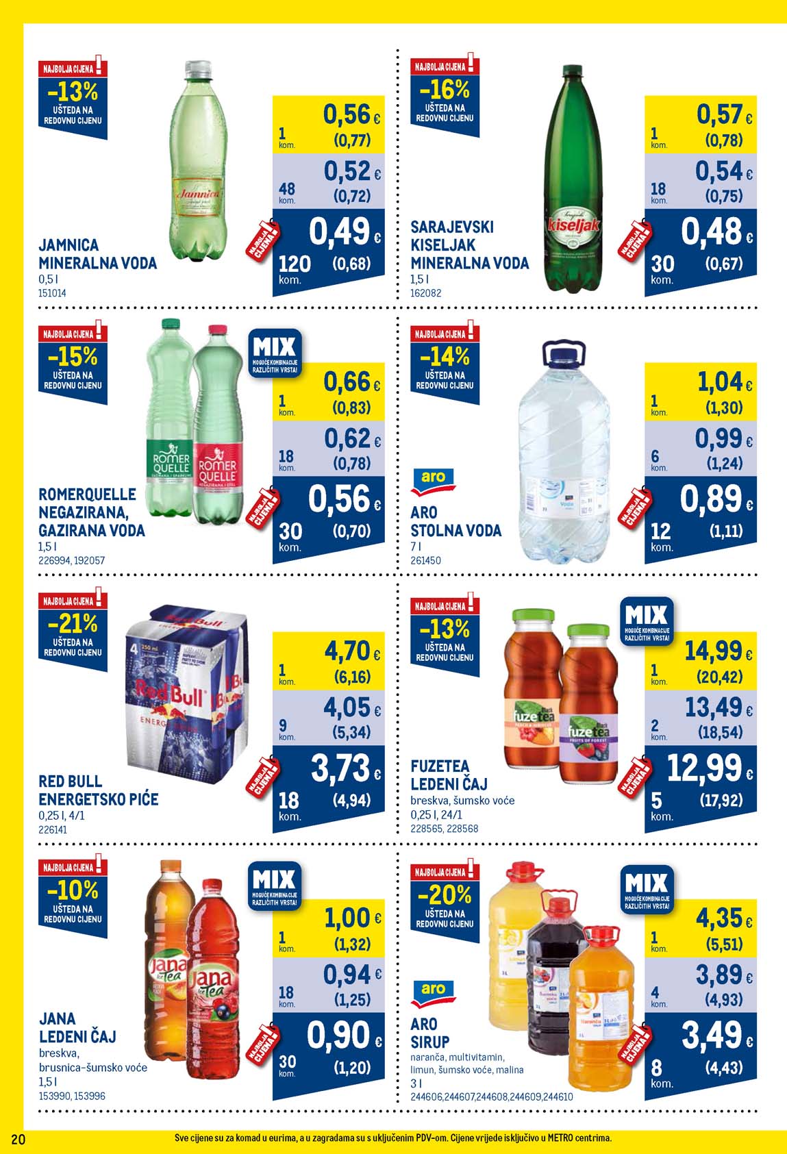 METRO AKCIJA - TEHNIKA SNIZENJE SNIZENJA  KATALOG AKCIJA