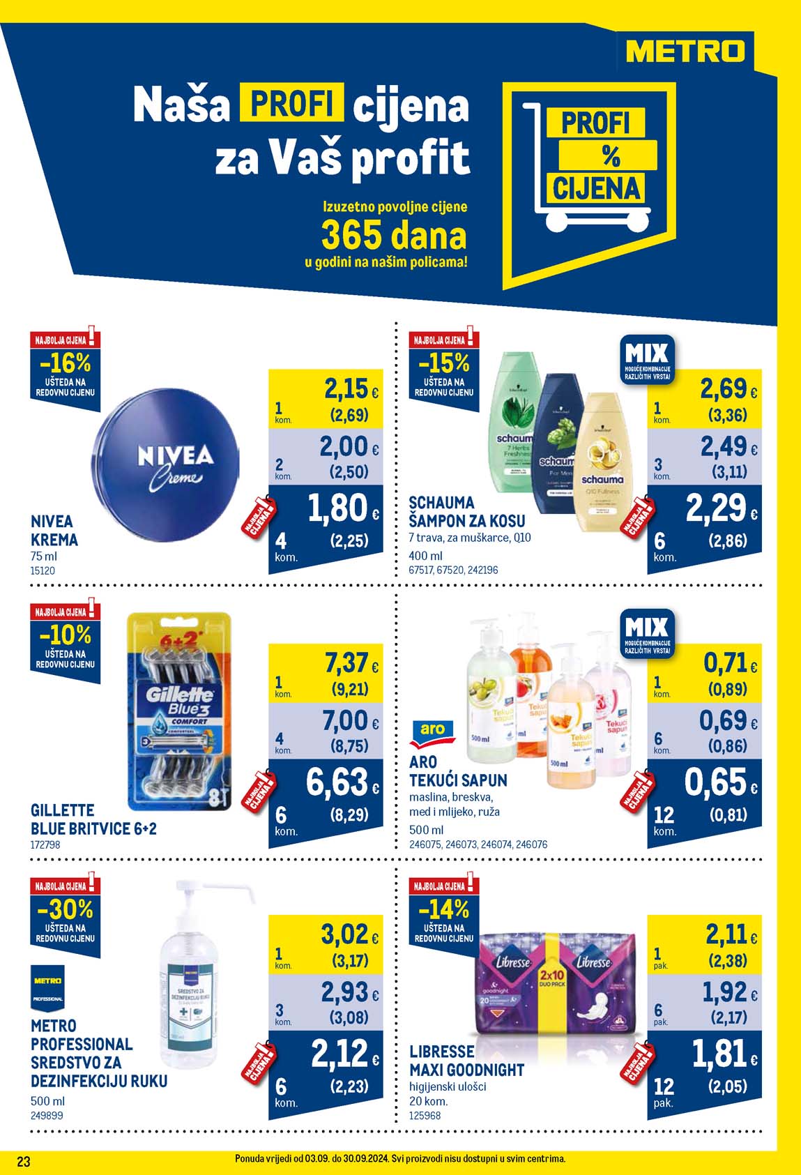 METRO AKCIJA - TEHNIKA SNIZENJE SNIZENJA  KATALOG AKCIJA