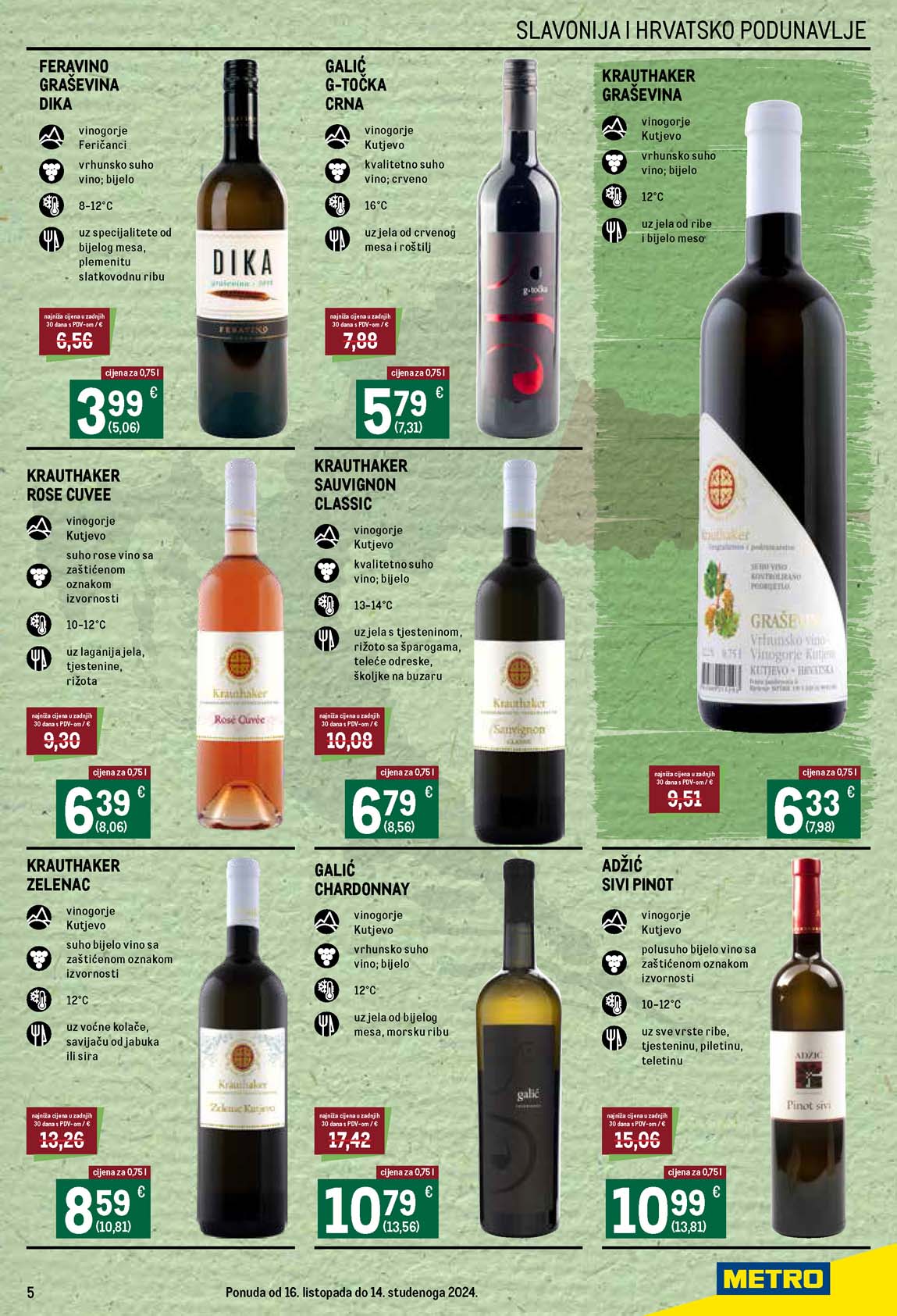 METRO Akcija - Sniženja Katalog Vina