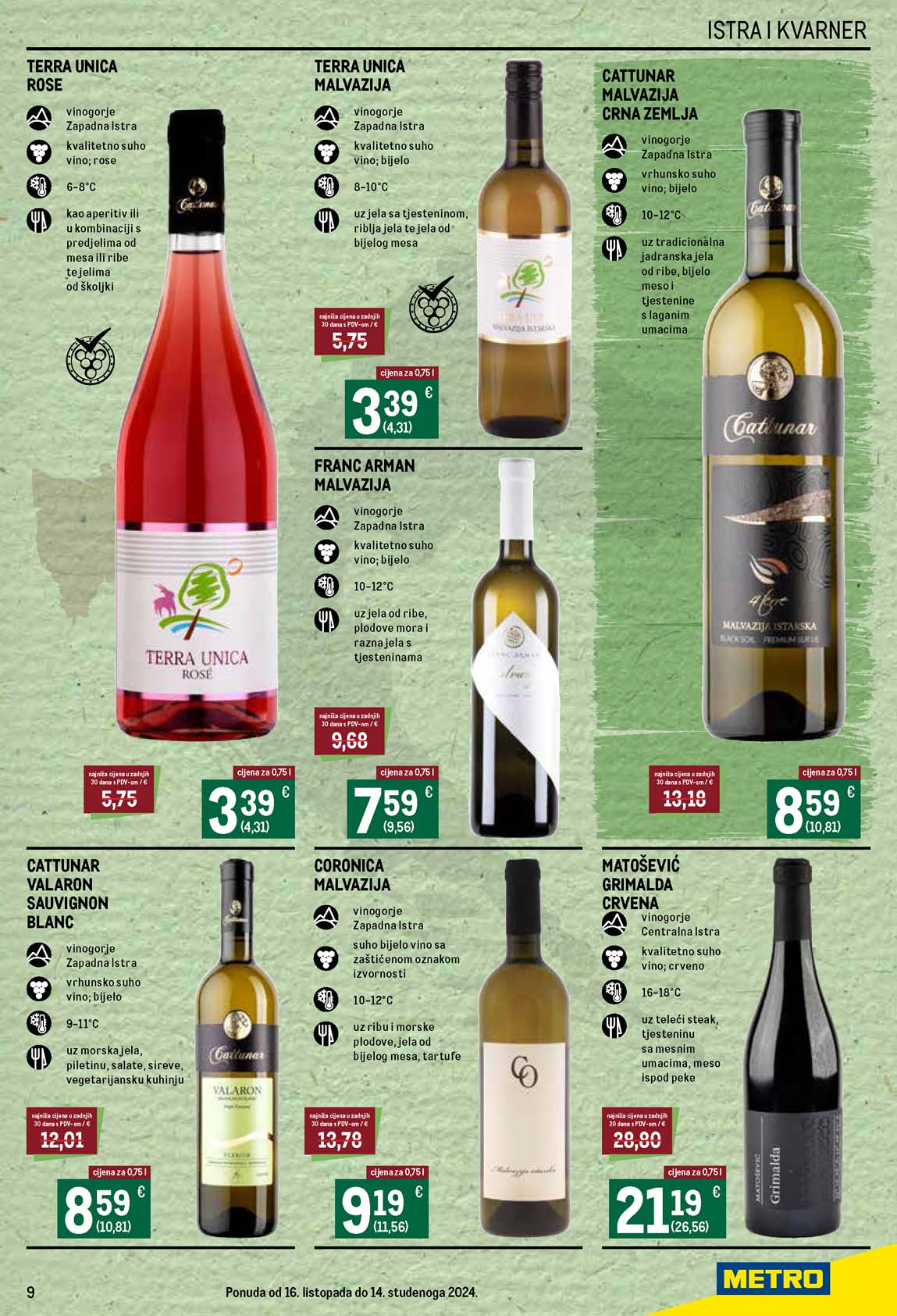 METRO Akcija - Sniženja Katalog Vina