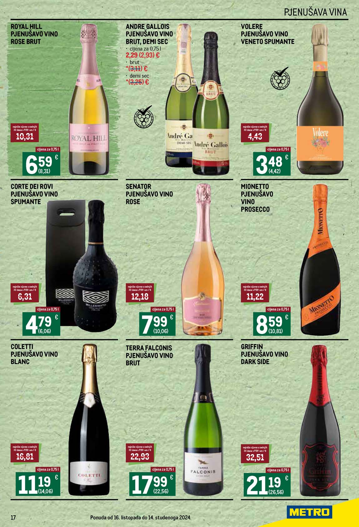 METRO Akcija - Sniženja Katalog Vina