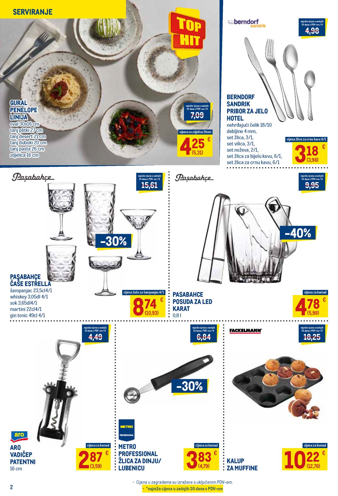 METRO AKCIJA - TEHNIKA SNIZENJE SNIZENJA  KATALOG AKCIJA