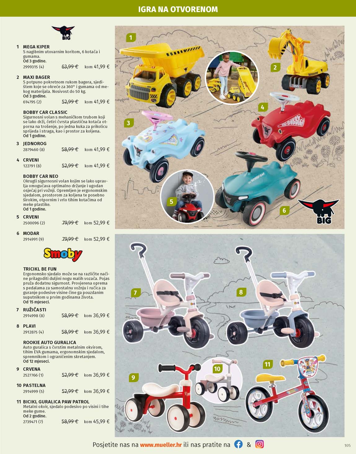 Katalog Muller igračke sniženja