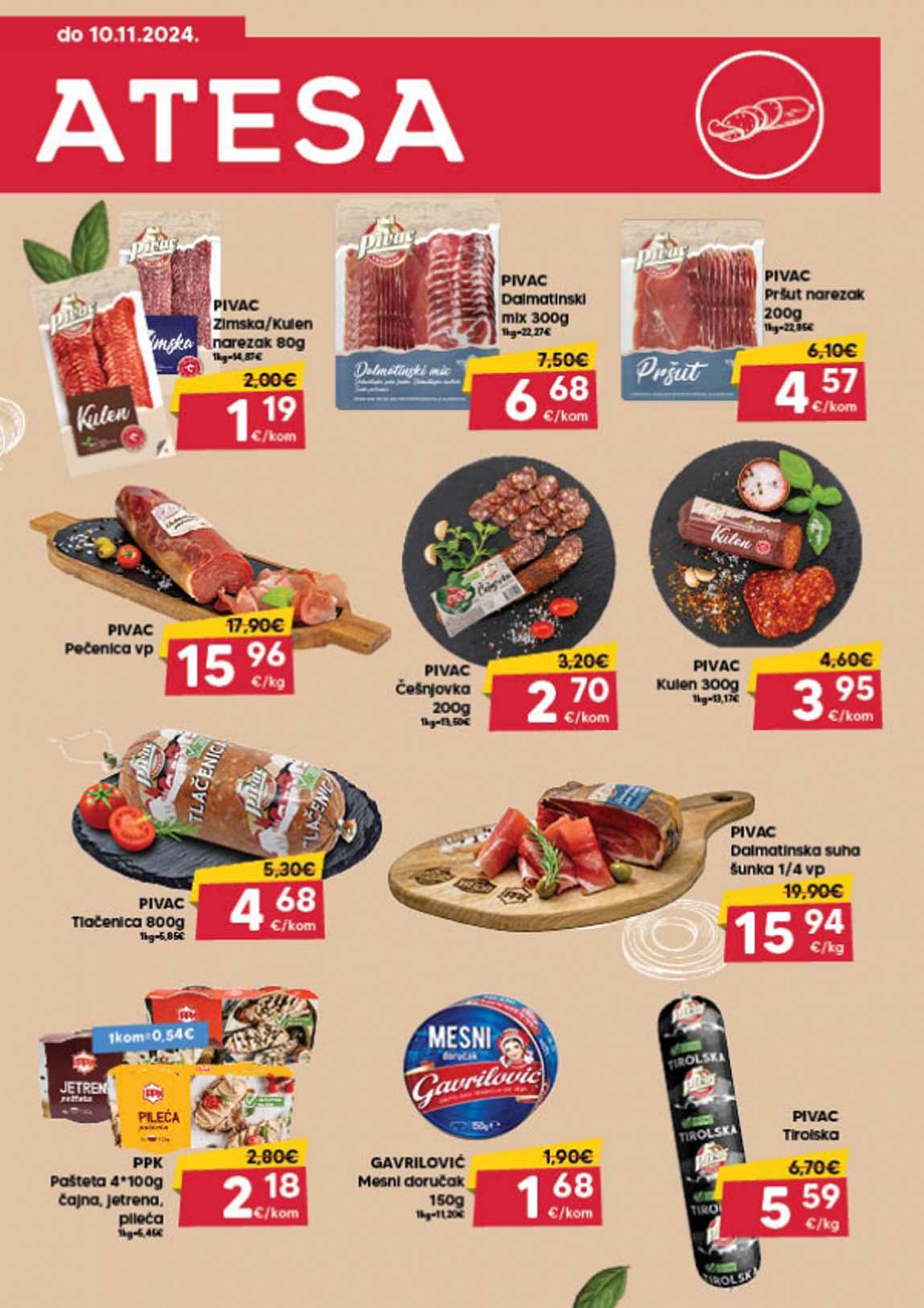 katalog snizenja Pivac