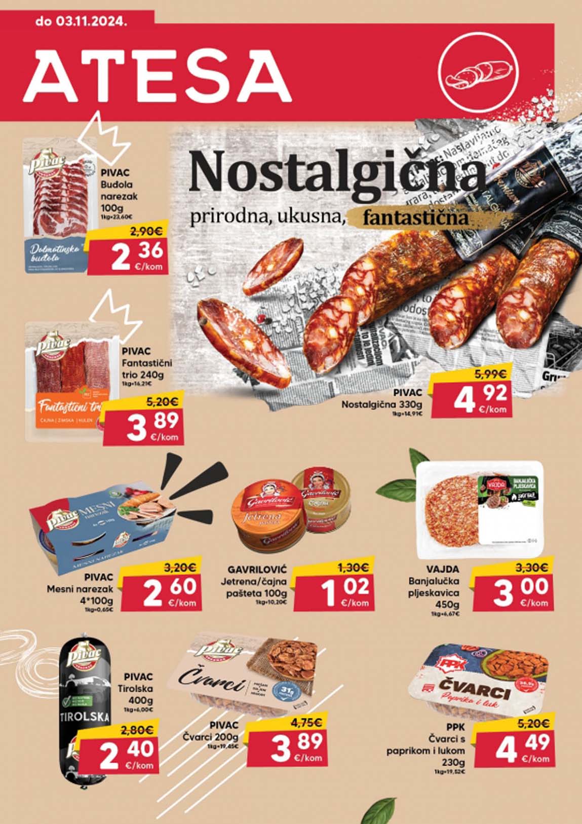 katalog snizenja Pivac