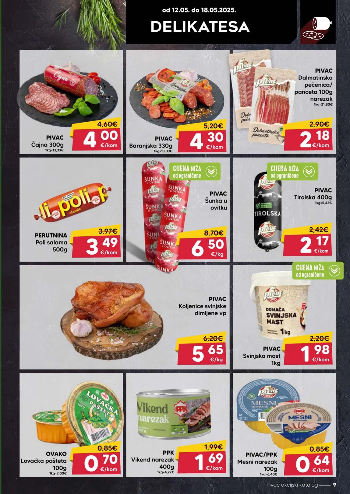 katalog snizenja Pivac