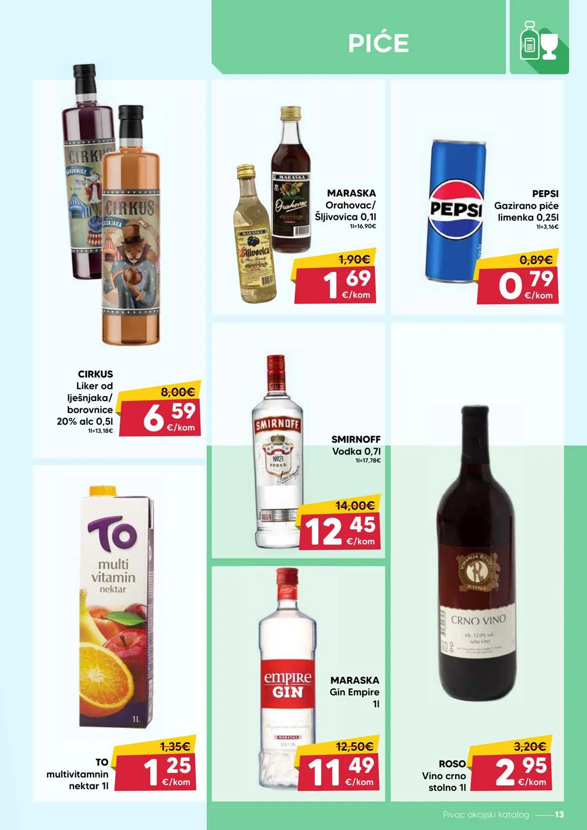 katalog snizenja Pivac