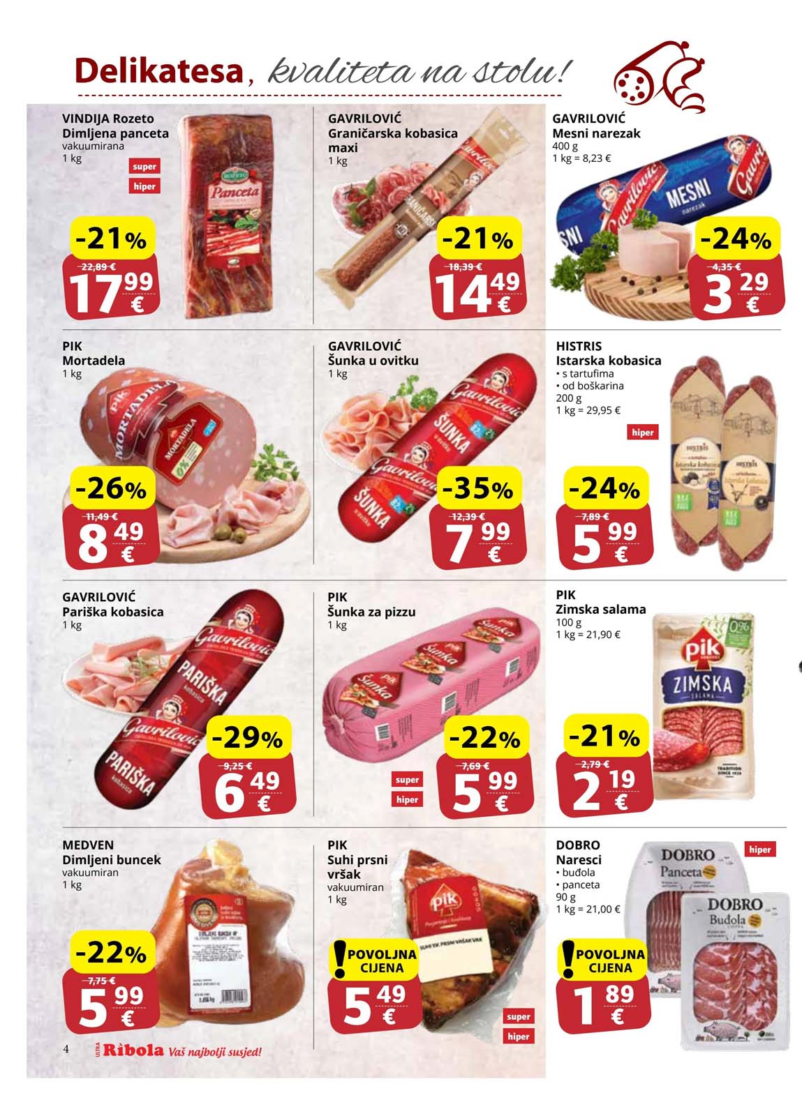 RIBOLA  KATALOG AKCIJA POPUSTI 