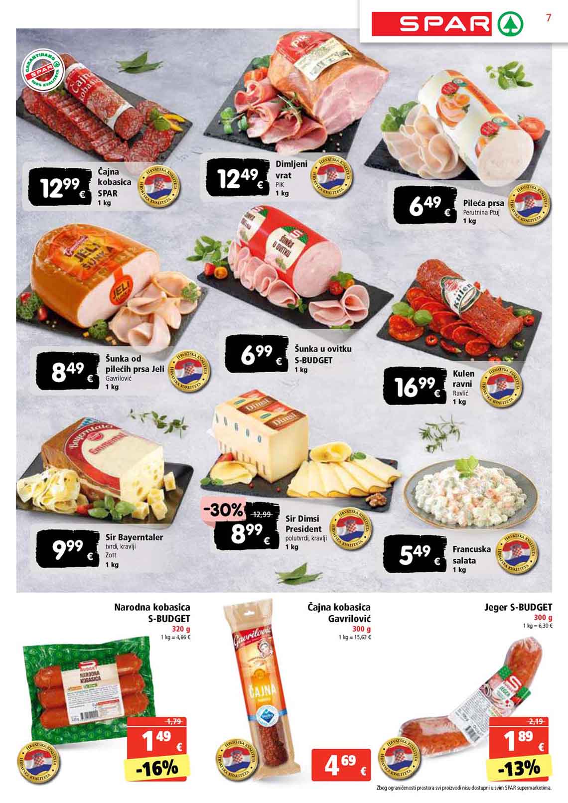 Katalog sniženja Spar