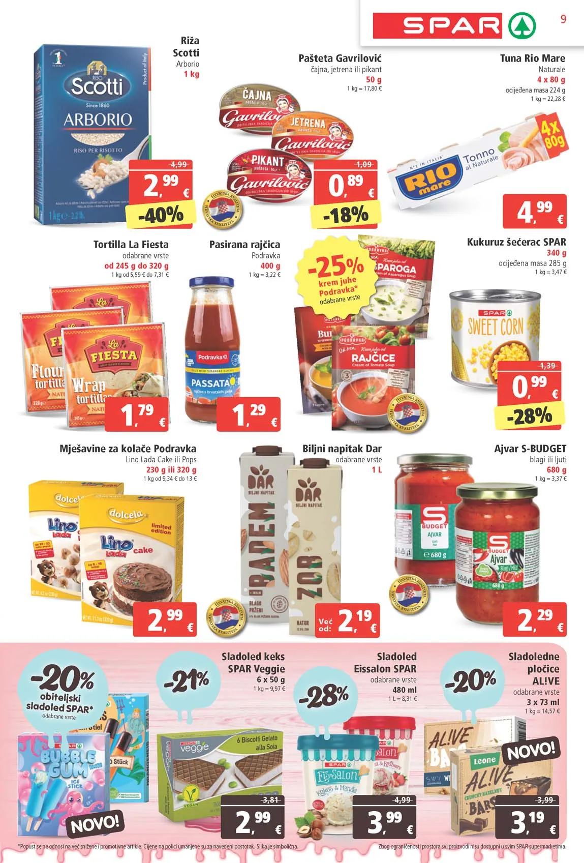 Katalog sniženja Spar