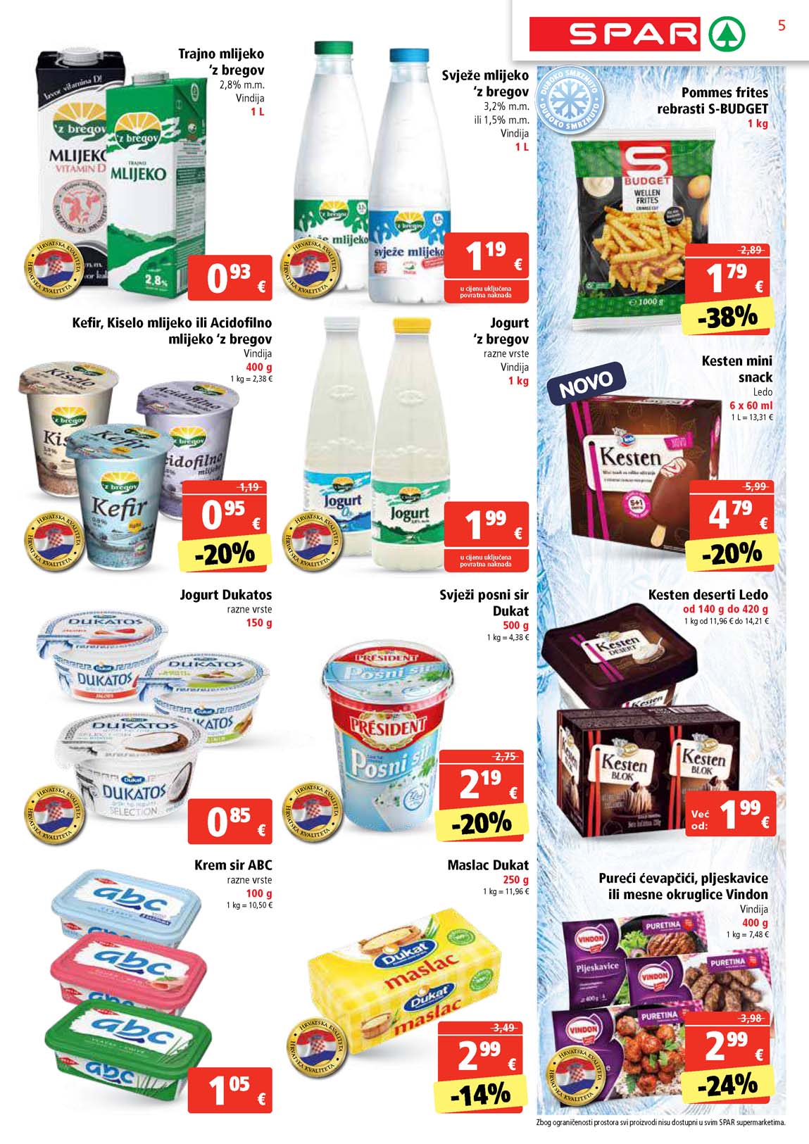 Spar katalog snizenja