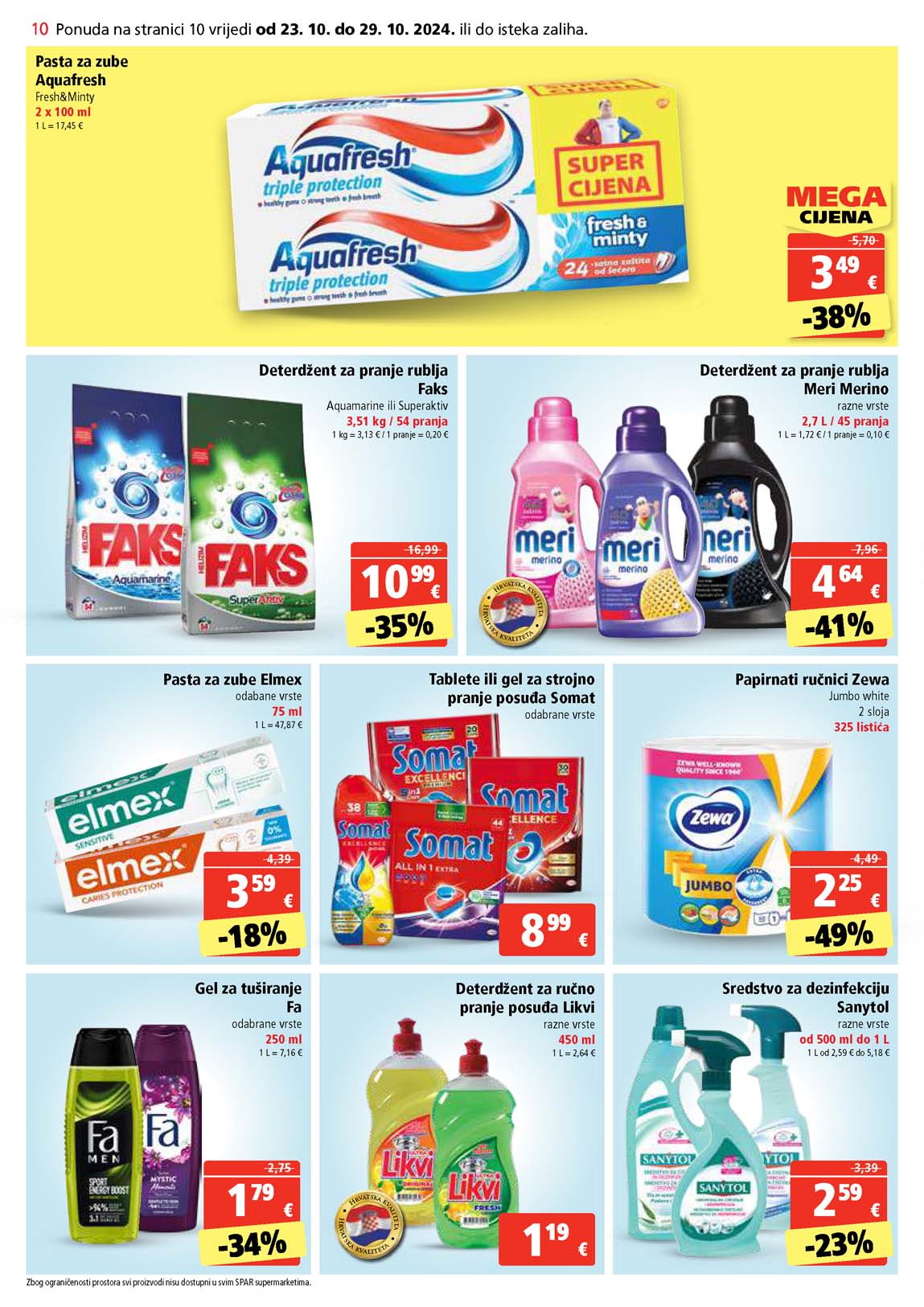 Spar katalog snizenja