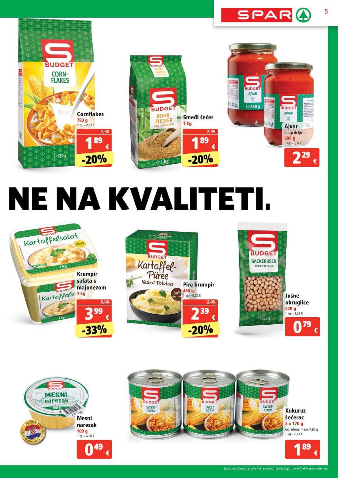 Katalog SPAR sniženja cijena 