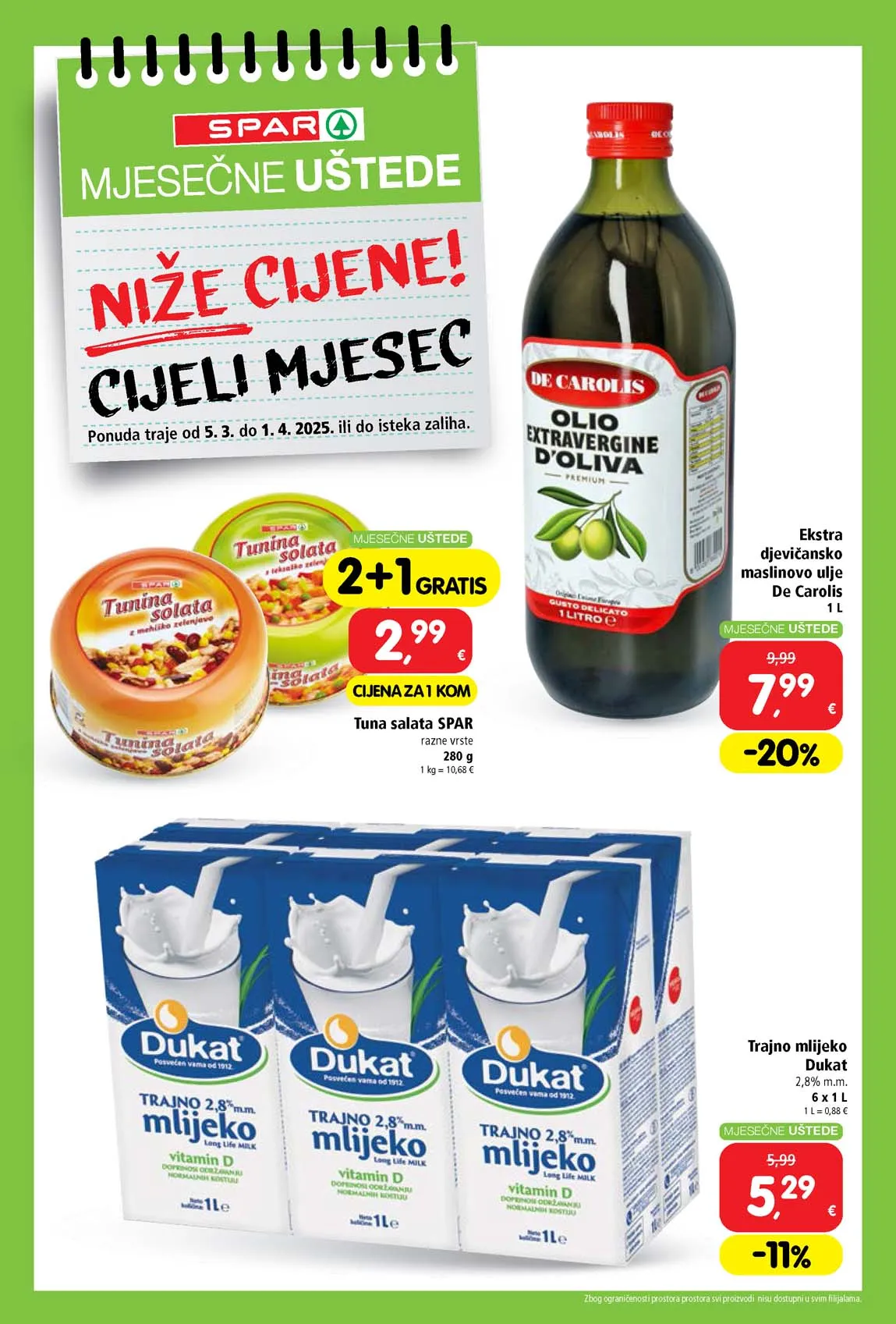 Katalog sniženja Spar