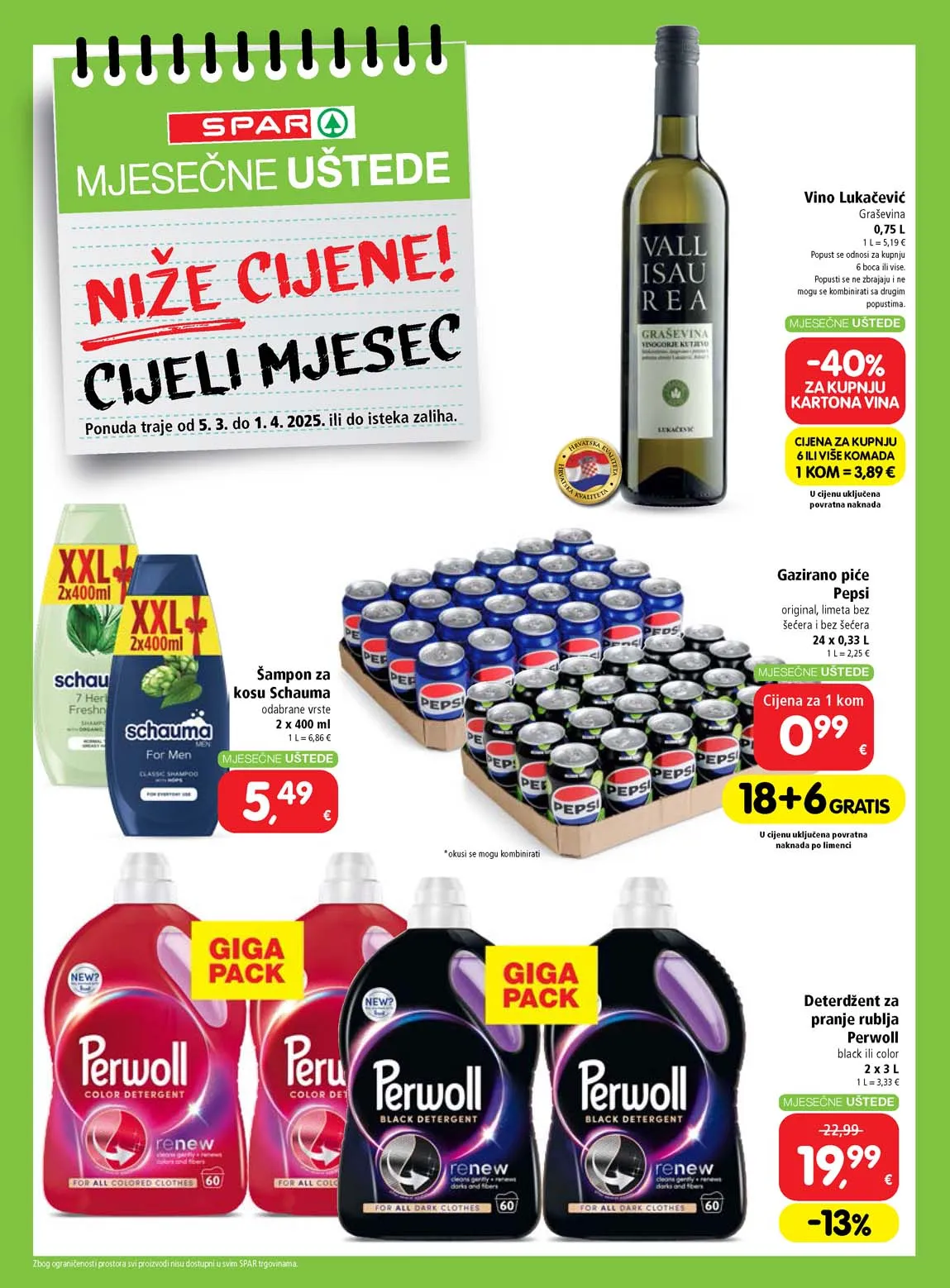Katalog sniženja Spar