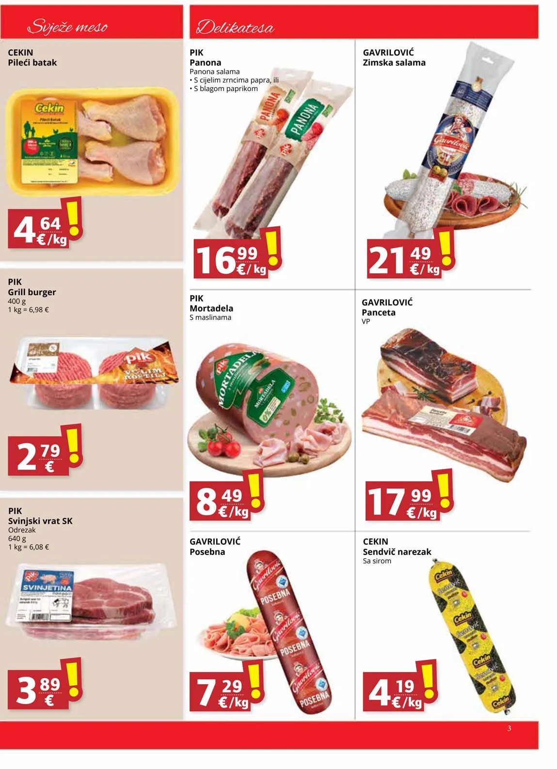 Sniženja Ultra gros katalog