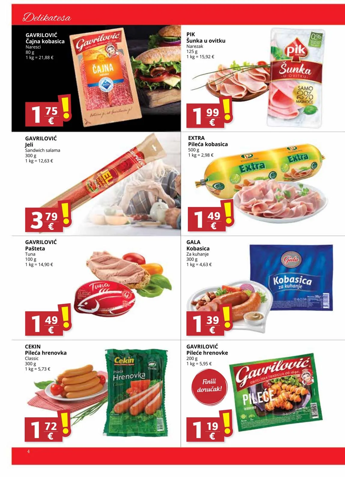 Sniženja Ultra gros katalog