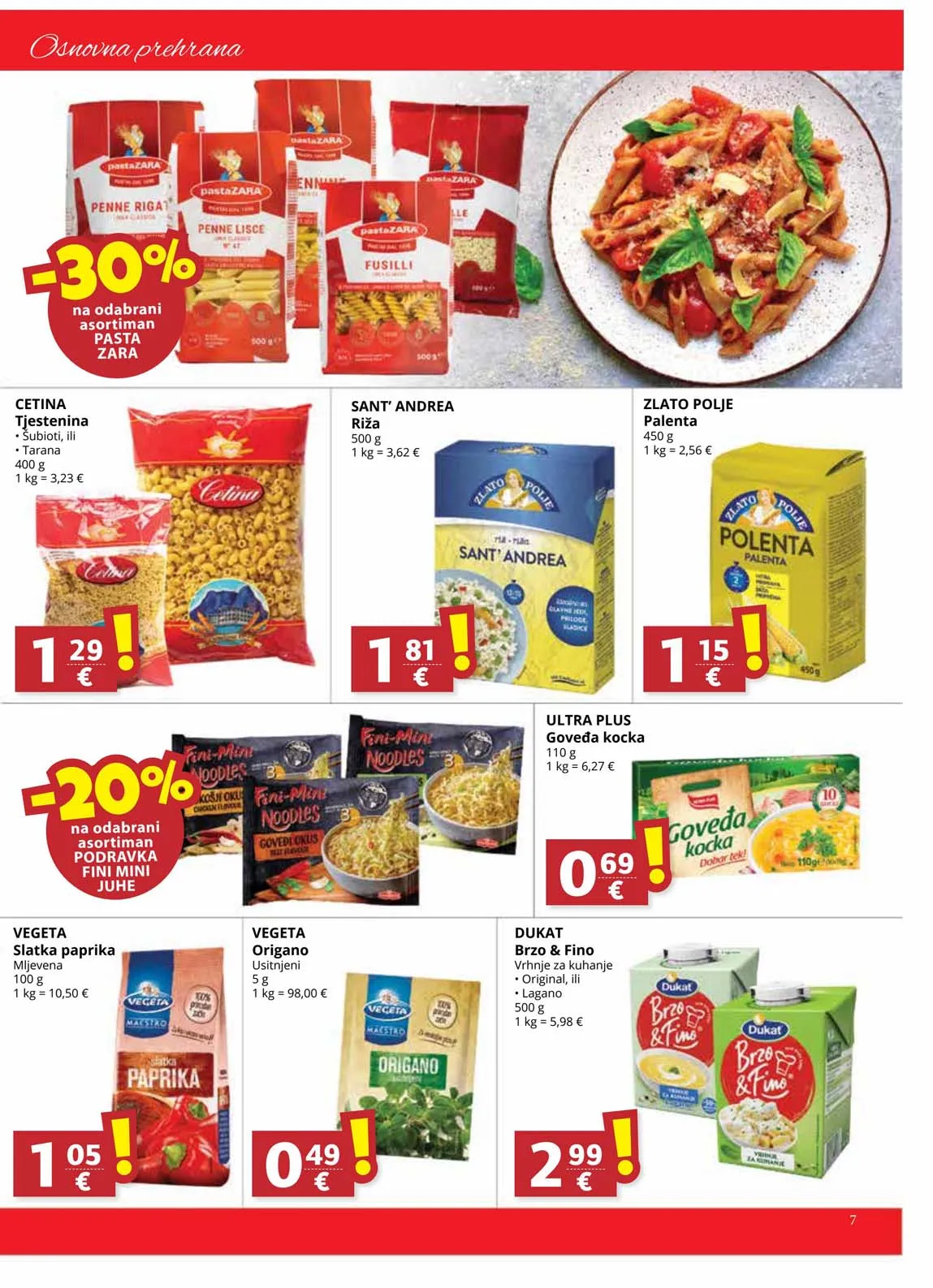 Sniženja Ultra gros katalog