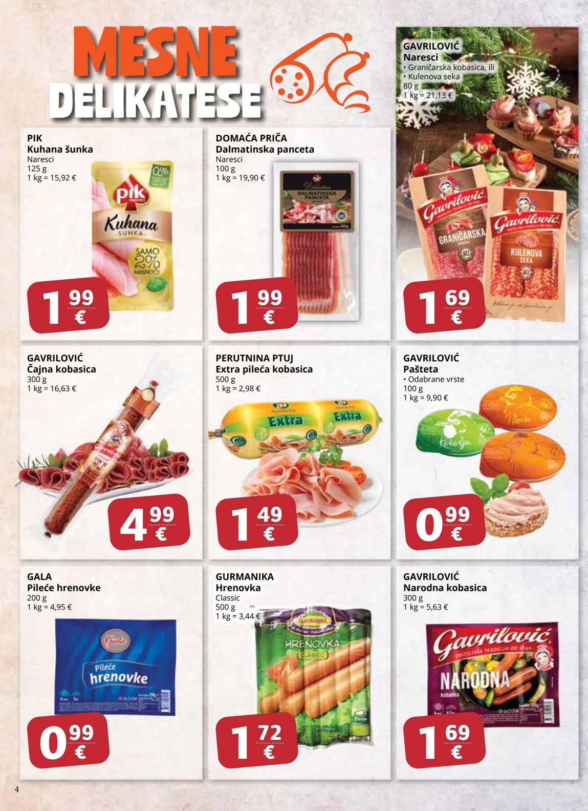 Sniženja Ultra gros katalog