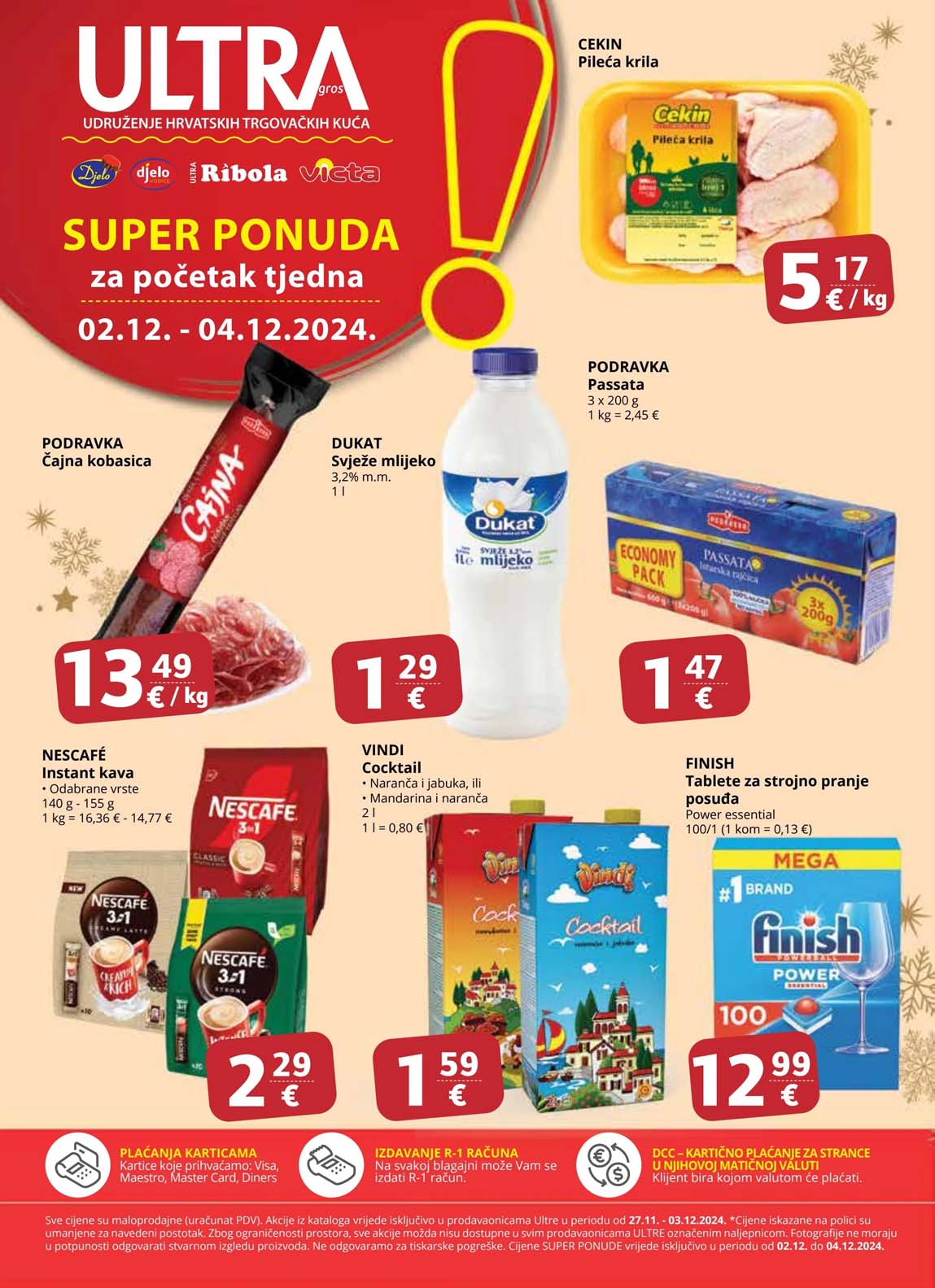 Sniženja Ultra gros katalog