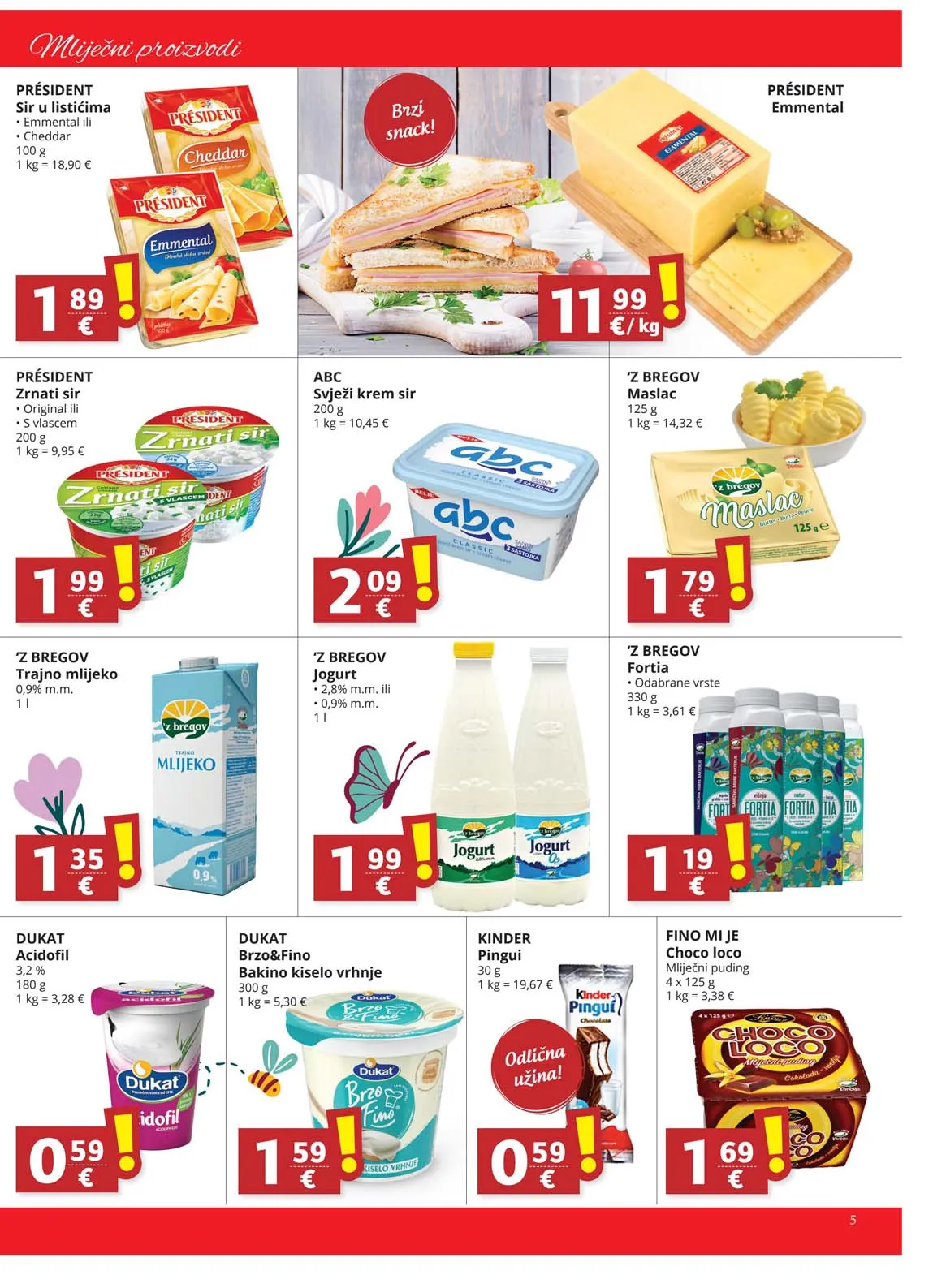 Sniženja Ultra gros katalog