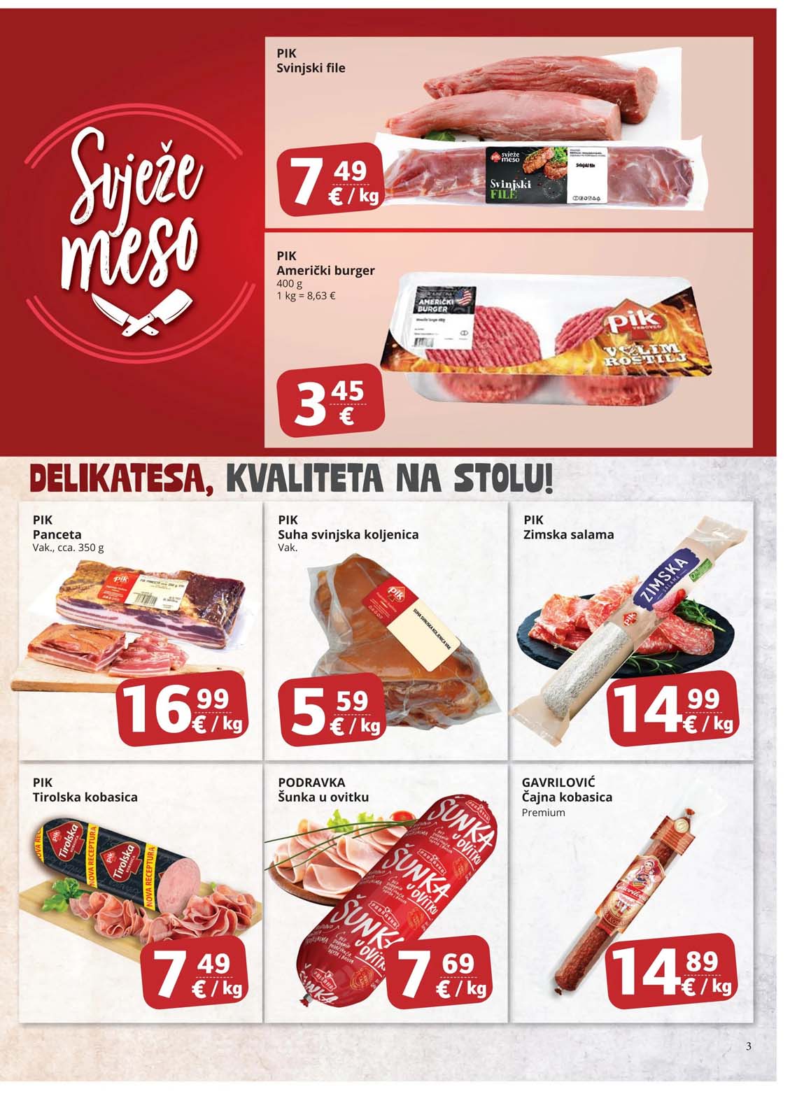 Sniženja Ultra gros katalog