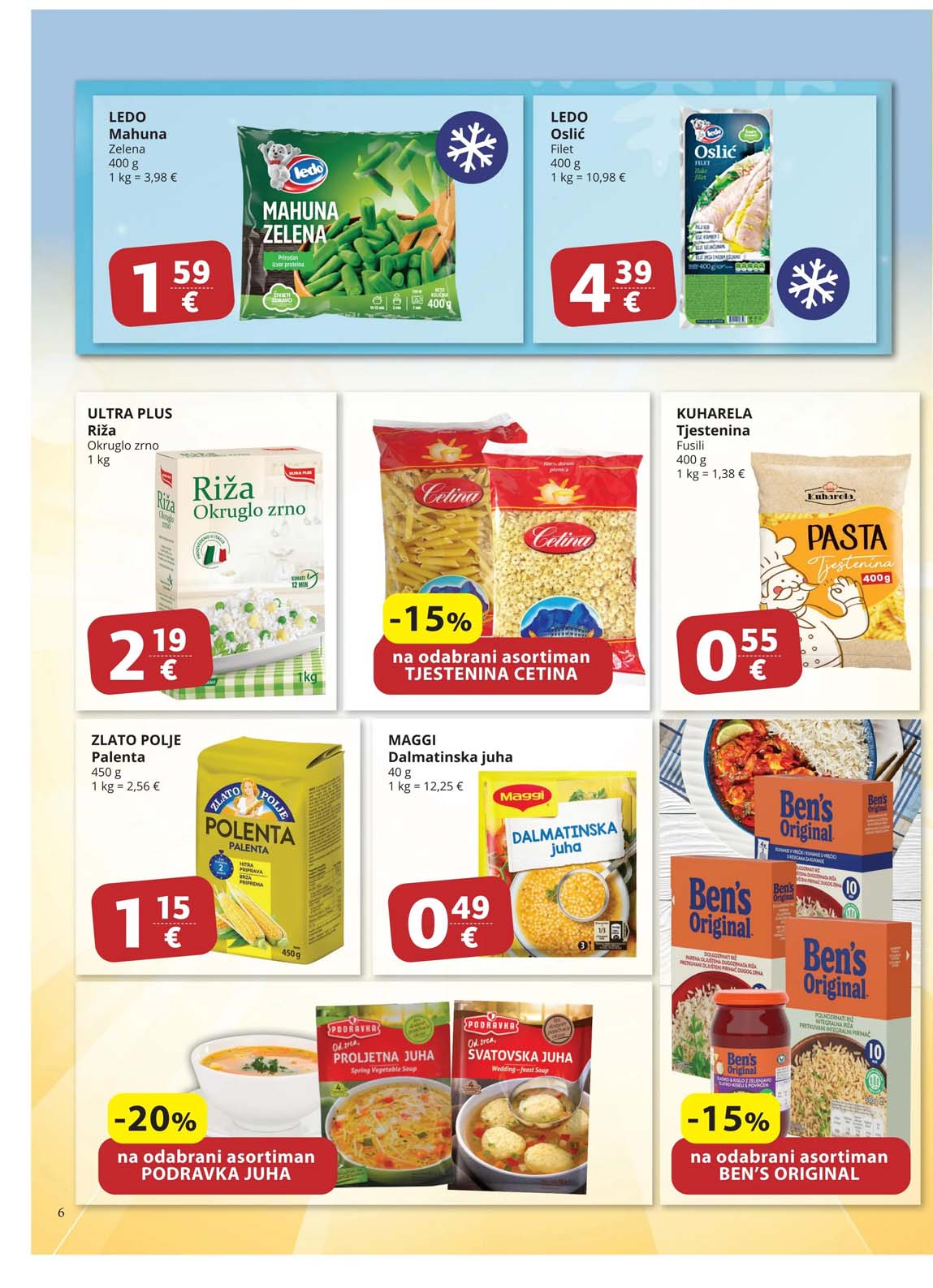 Sniženja Ultra gros katalog